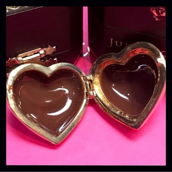 Vintage Juicy Couture Pink Ceramic Heart Trinket Box - Picture 5 of 8